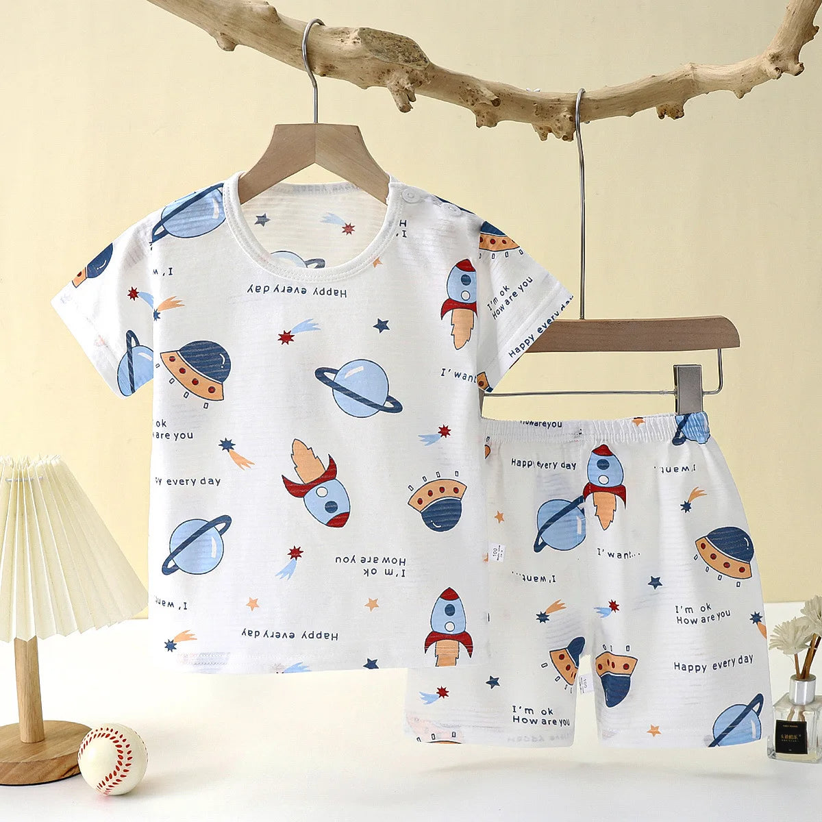 New Summer Children Home Clothing Pajamas Set