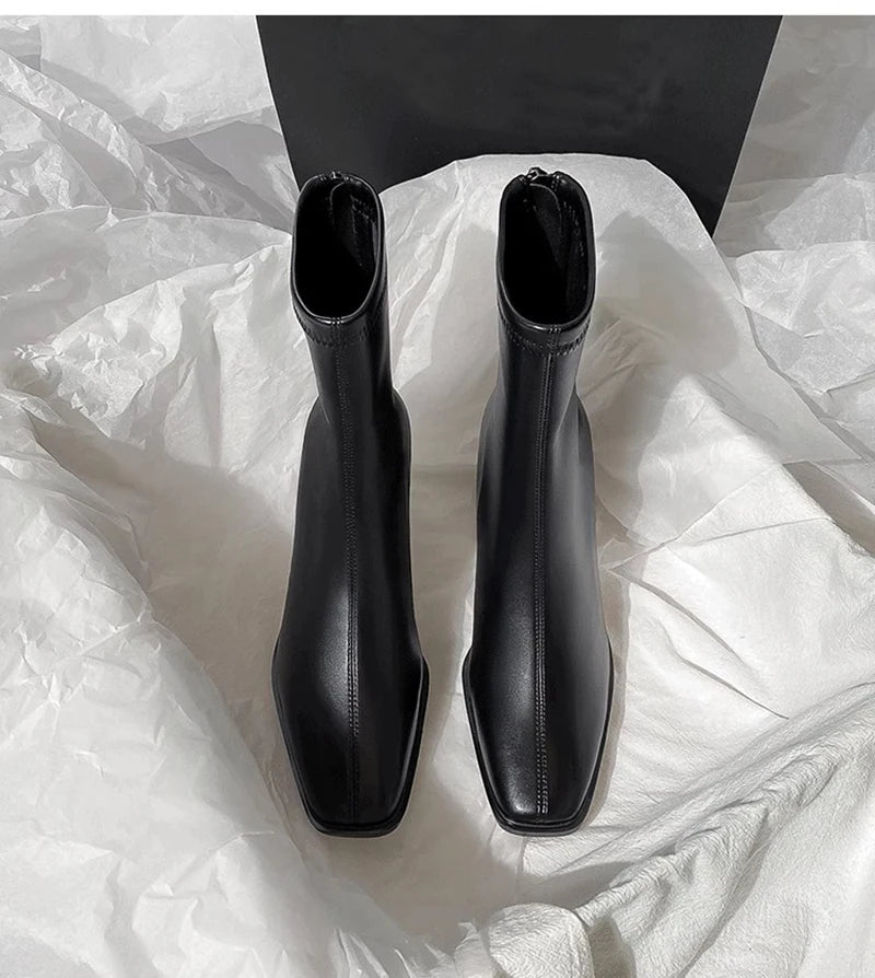 Vintage Warm Cotton Women Ankle Boots