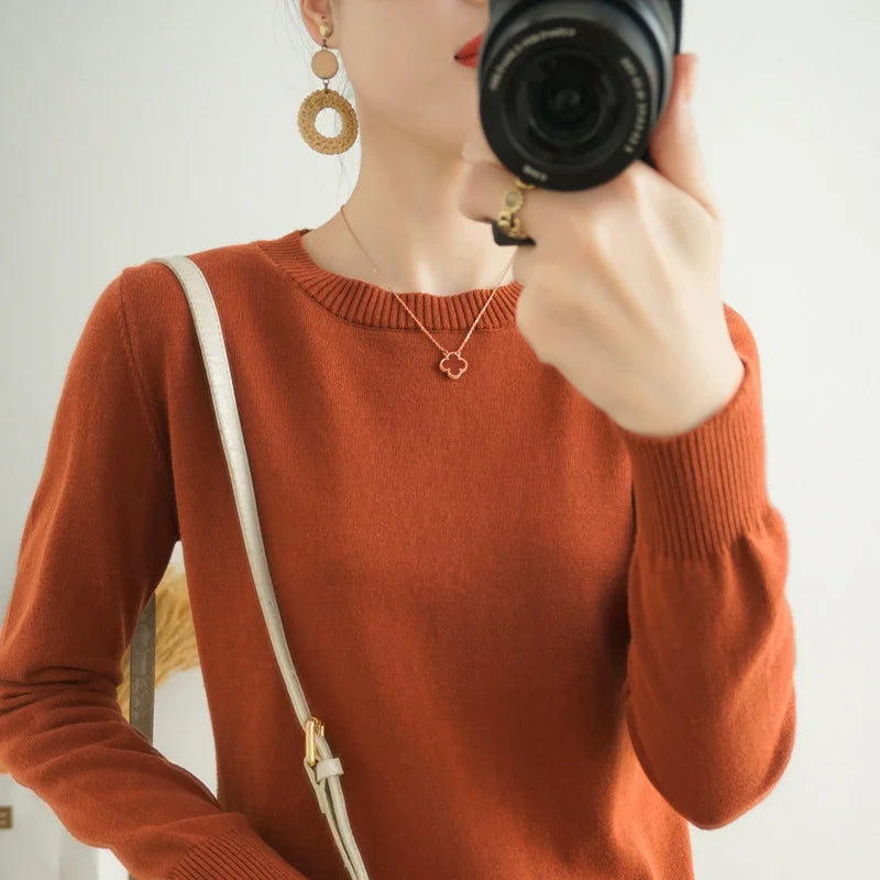 High-quality Cotton Knitted Sweater