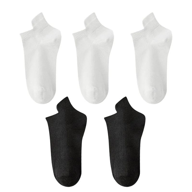 10pieces=5 Pairs Women Socks Casual Breathable High Quality Ankle Sock