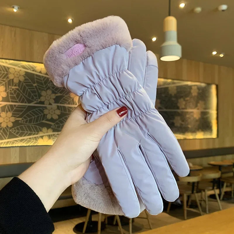 Ski Gloves Women Winter
