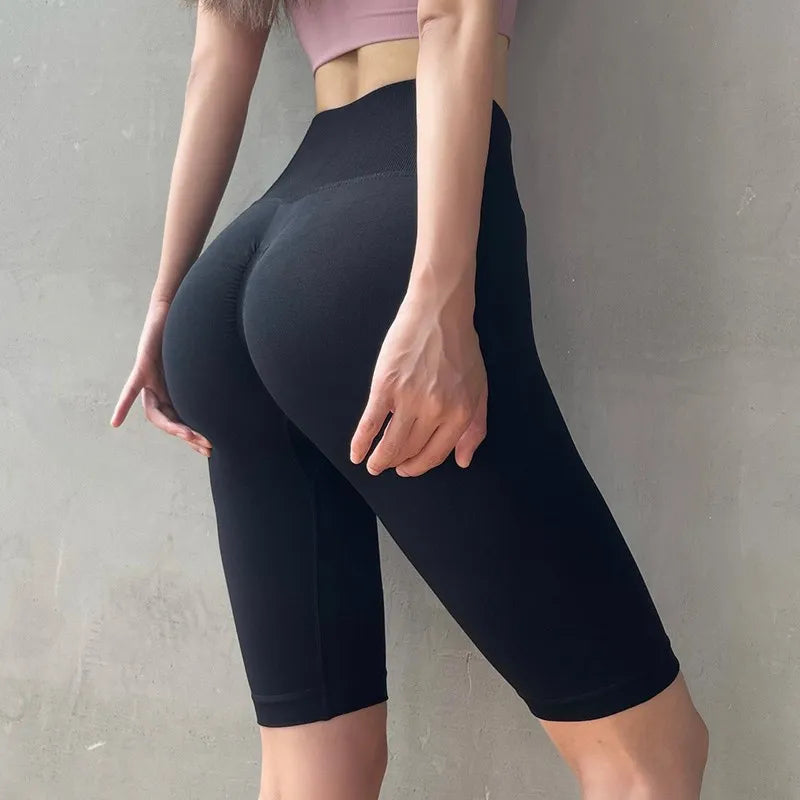 Women Yoga Shorts High Waist Sport Shorts