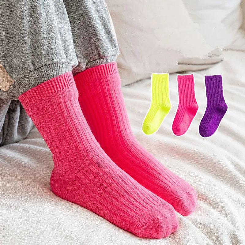 3 Pairs/lot  1 to 10 Years Autumn Winter Socks For Boys