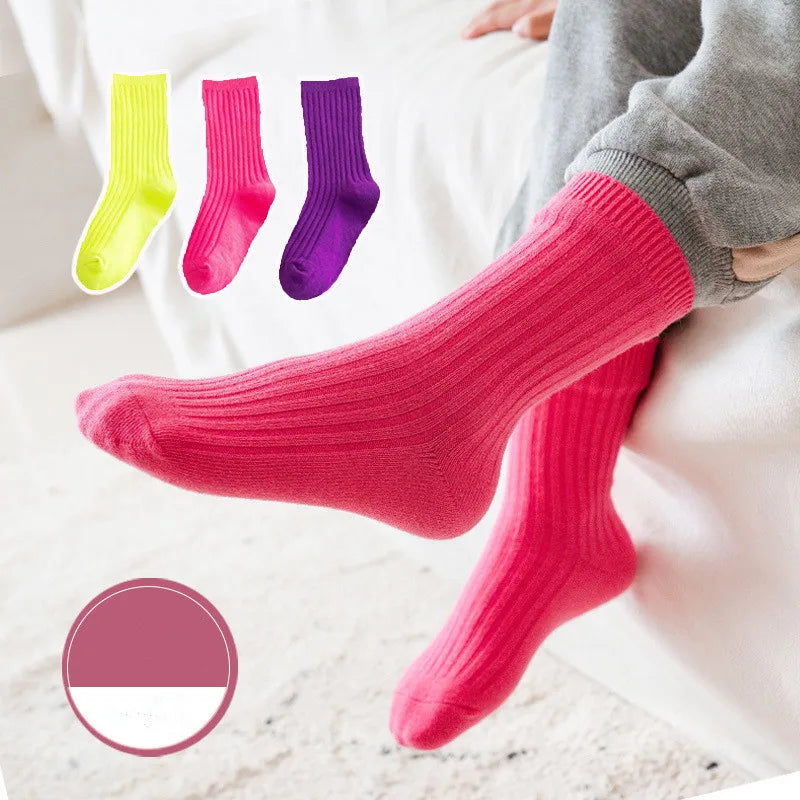 3 Pairs/lot  1 to 10 Years Autumn Winter Socks For Boys