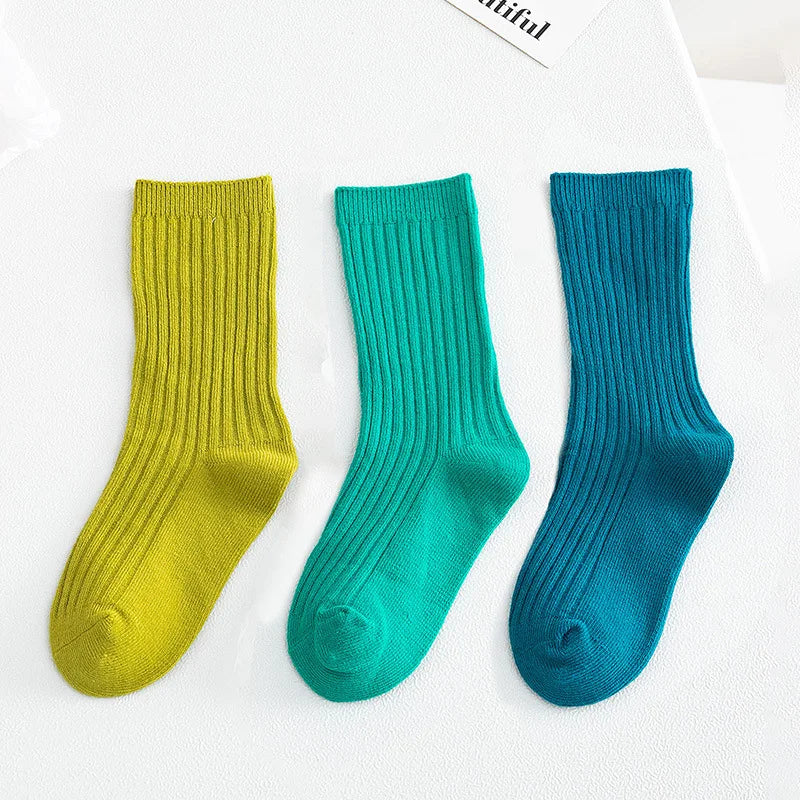 3 Pairs/lot  1 to 10 Years Autumn Winter Socks For Boys