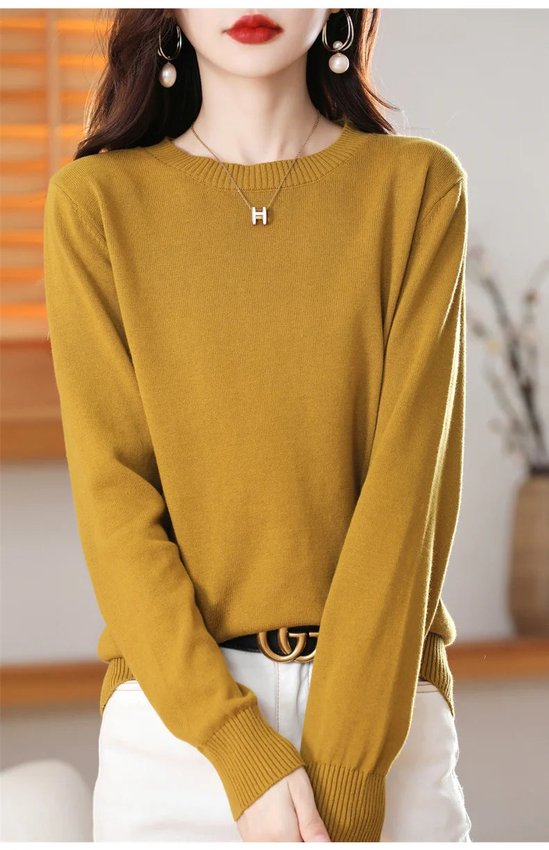 High-quality Cotton Knitted Sweater