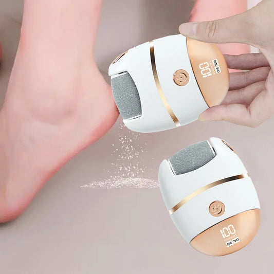 1 rechargeable digital display electric foot polisher