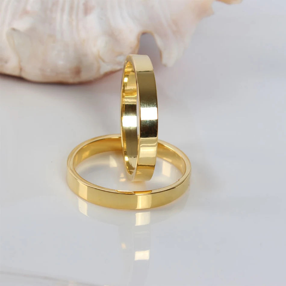 4PCS Alloy Metal Simple Napkin Rings