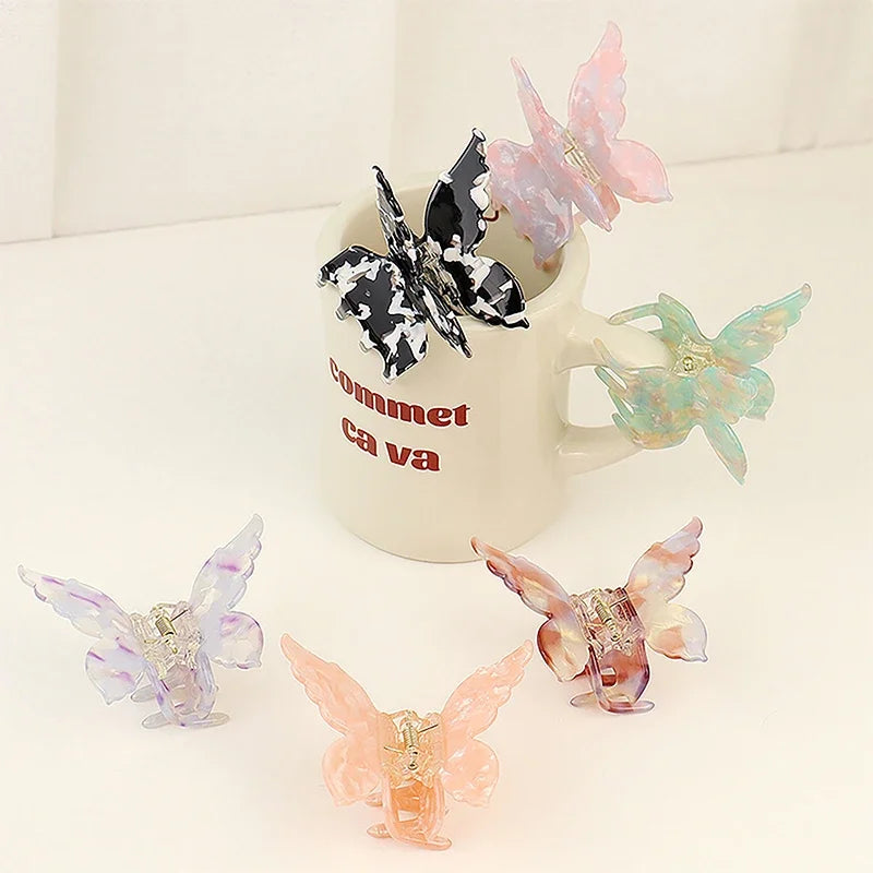 Retro Butterfly Hair Clips Back Of The Head Hair Claws