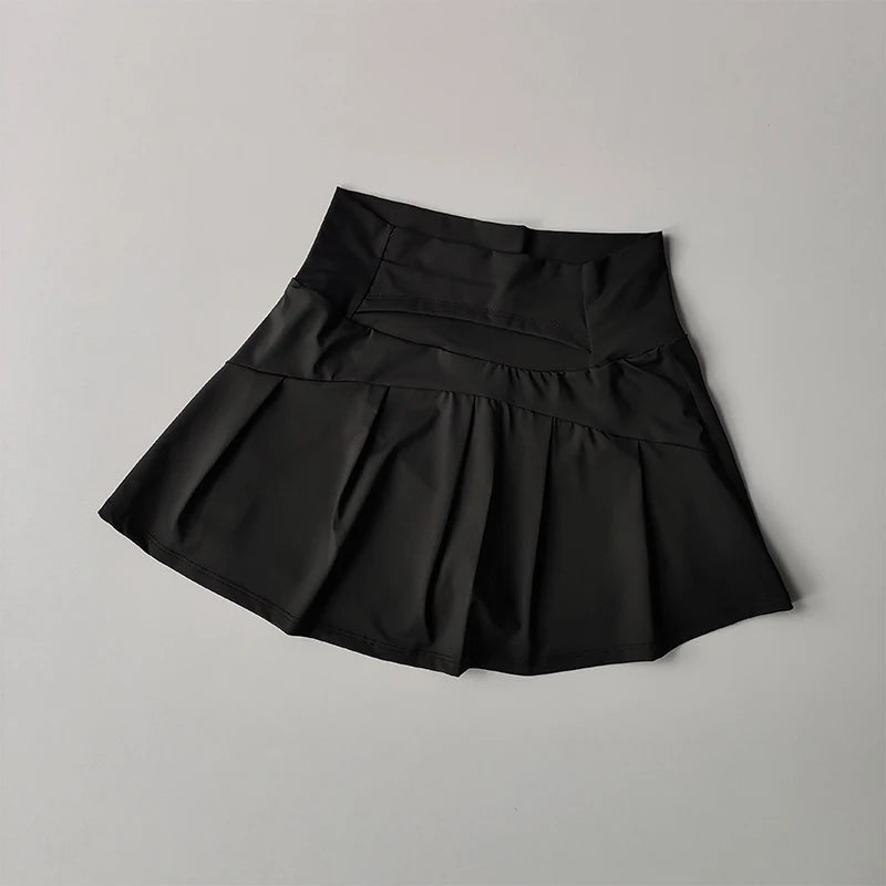 High Waisted Sports Short Skirt