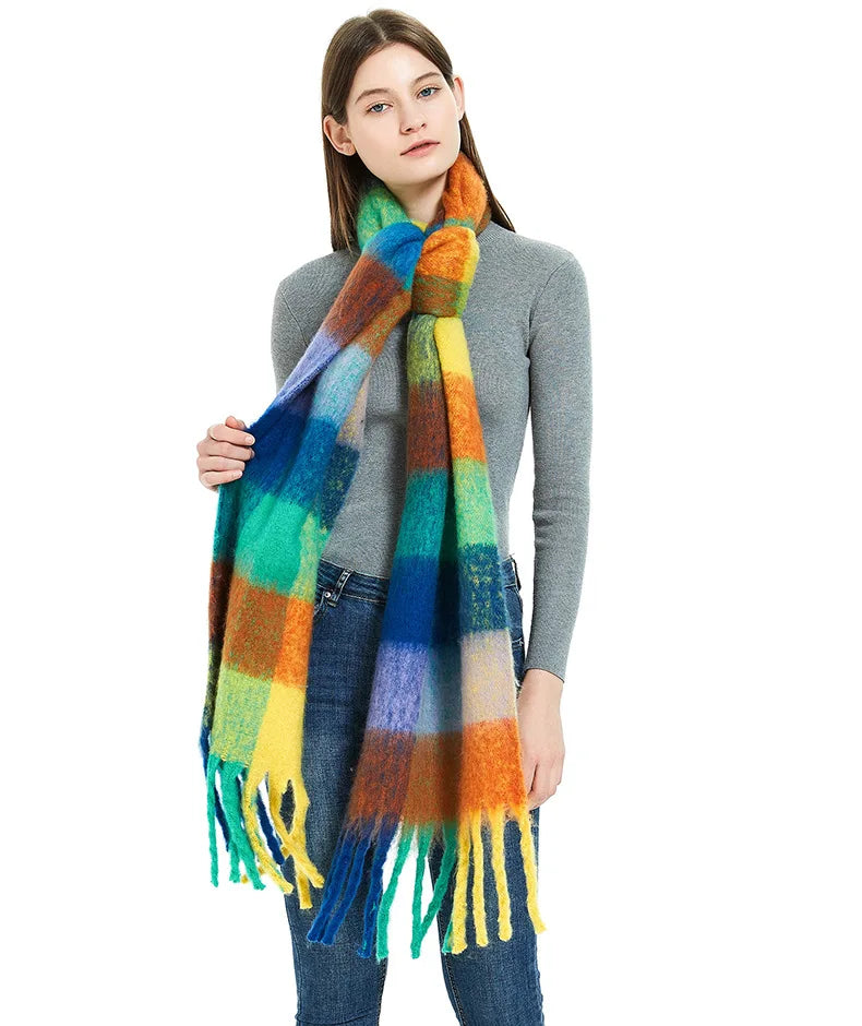 Thick Warm Scarf Women Cashmere