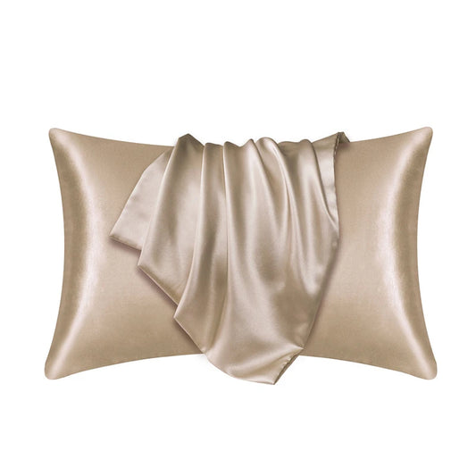 Pillowcase Silk Pillow Cover Silky Satin 1pc