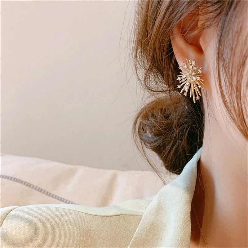 Sparking Snowflake Earrings