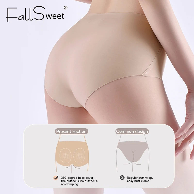 FalllSweet 4PCS Seamless Panties