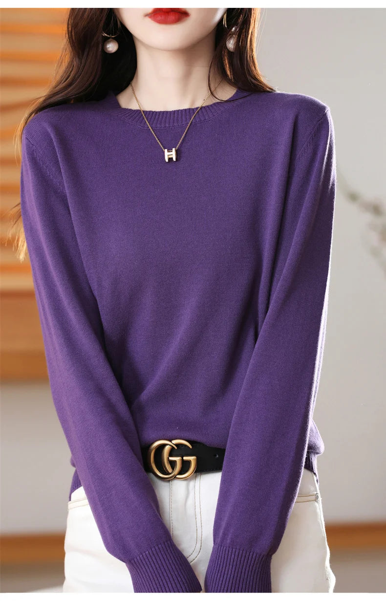 High-quality Cotton Knitted Sweater