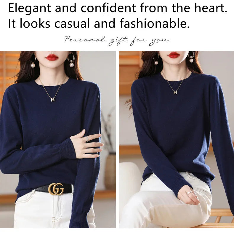 High-quality Cotton Knitted Sweater
