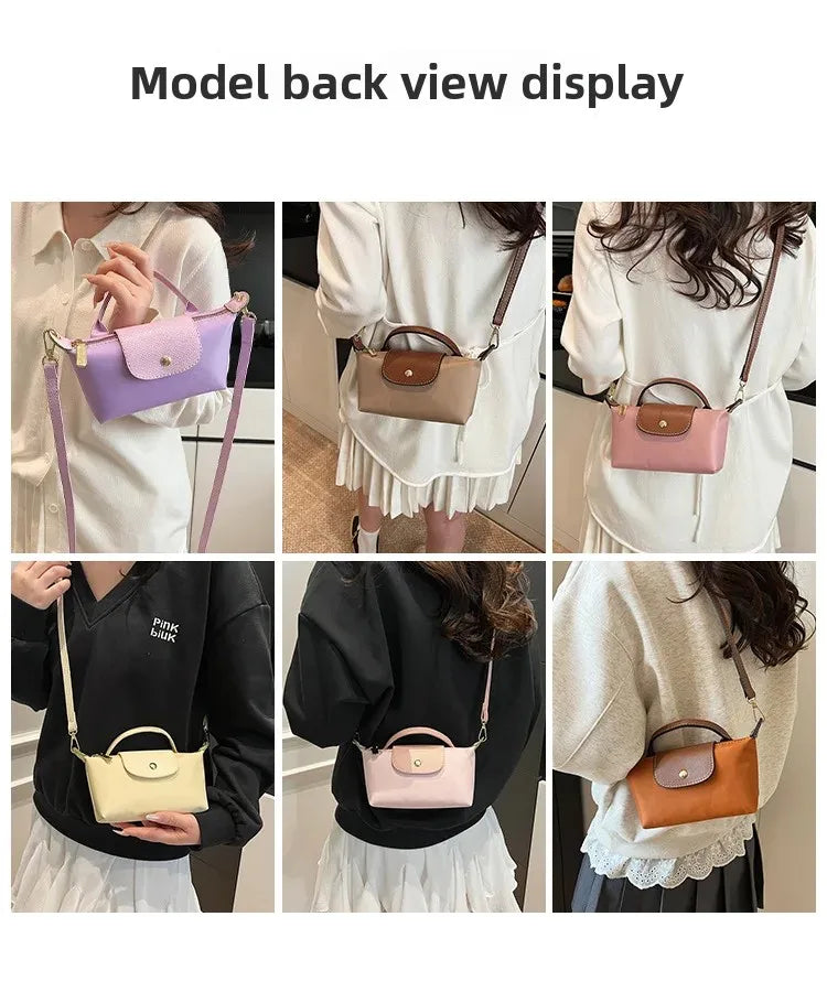 Retro Fashion Nylon Dumpling Bag