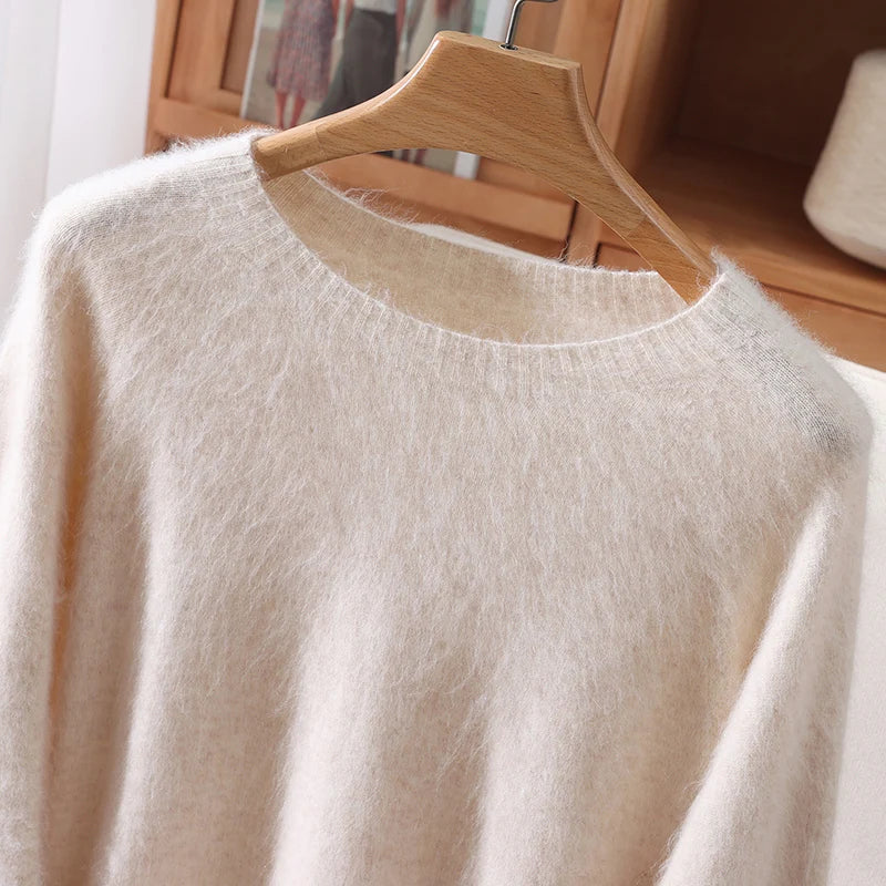 100% Mink Cashmere Pullover