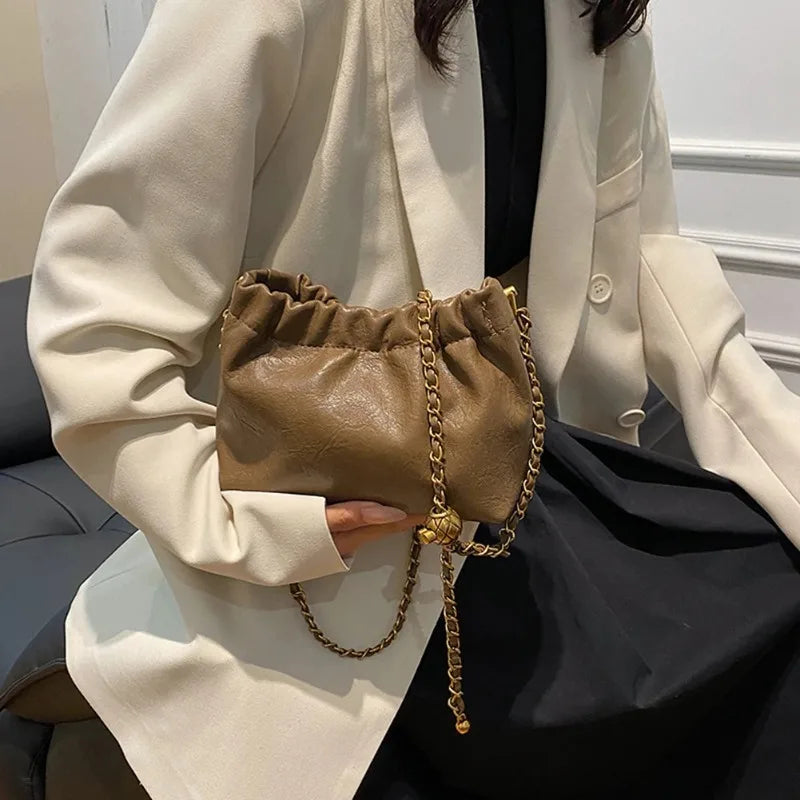 Women's Crossbody Tote Bag PU Leather Hobo Bag