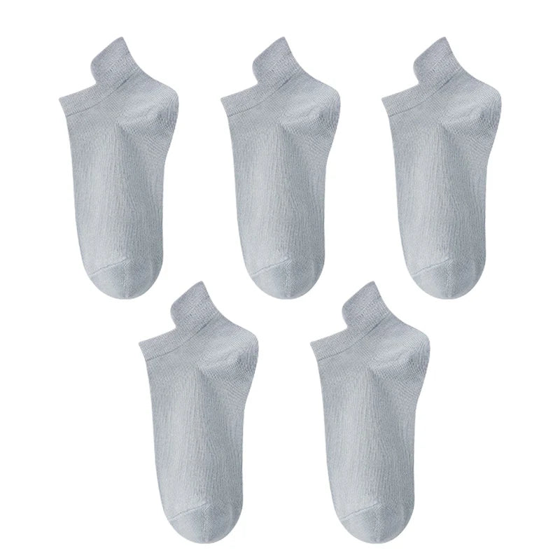 10pieces=5 Pairs Women Socks Casual Breathable High Quality Ankle Sock