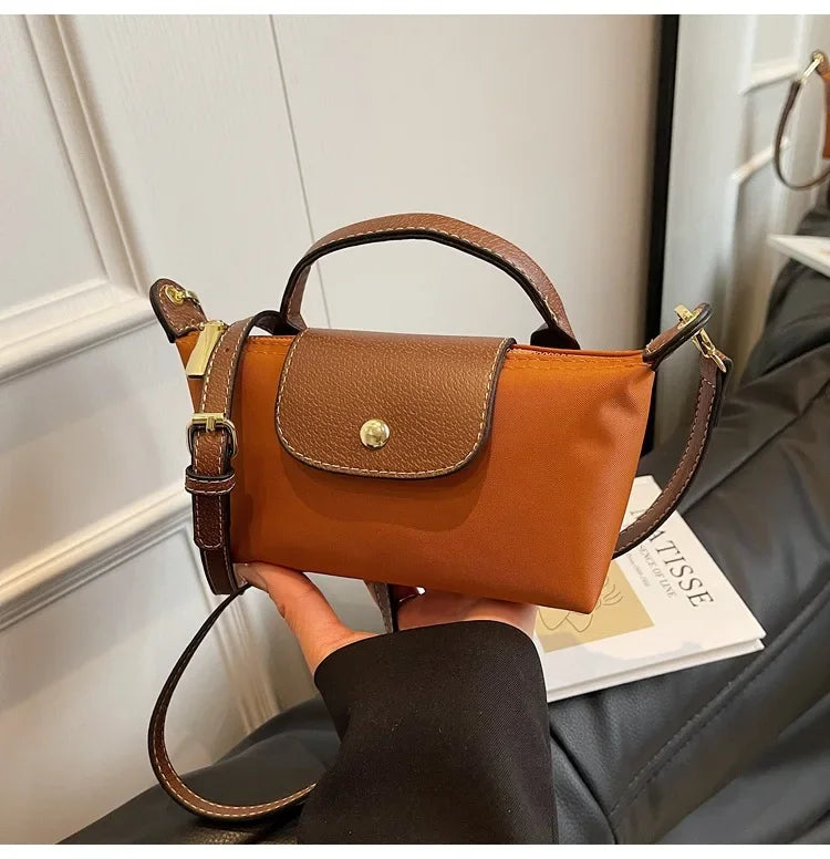 Retro Fashion Nylon Dumpling Bag
