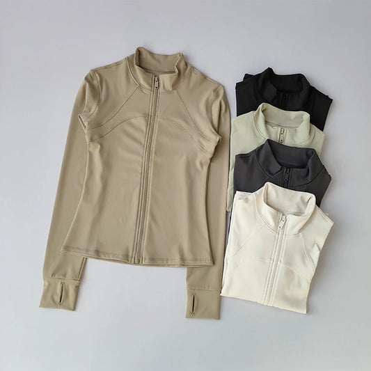 Yoga Suit Women's High-end Standing Collar
