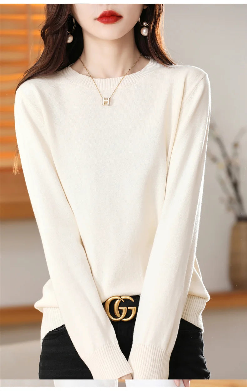 High-quality Cotton Knitted Sweater