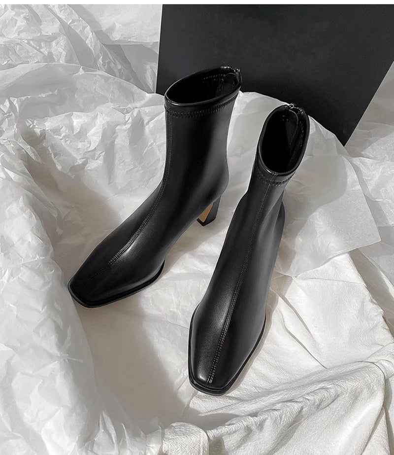 Vintage Warm Cotton Women Ankle Boots