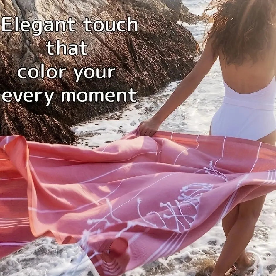 100X180cm Turkish Beach Towel Oversized Sand Free