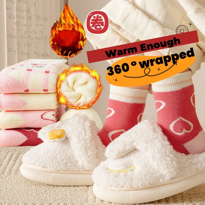 Girls Winter Socks 5 Pairs