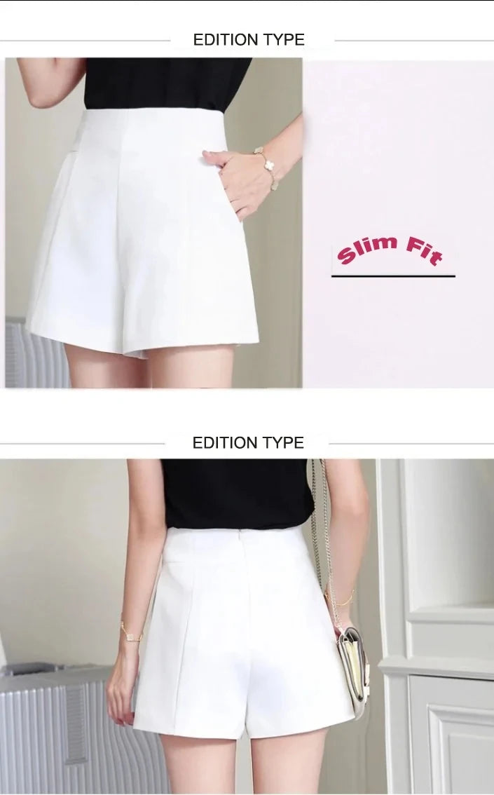Wide Leg Chiffon Shorts