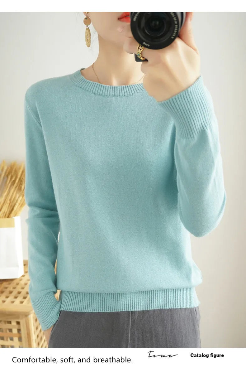 High-quality Cotton Knitted Sweater
