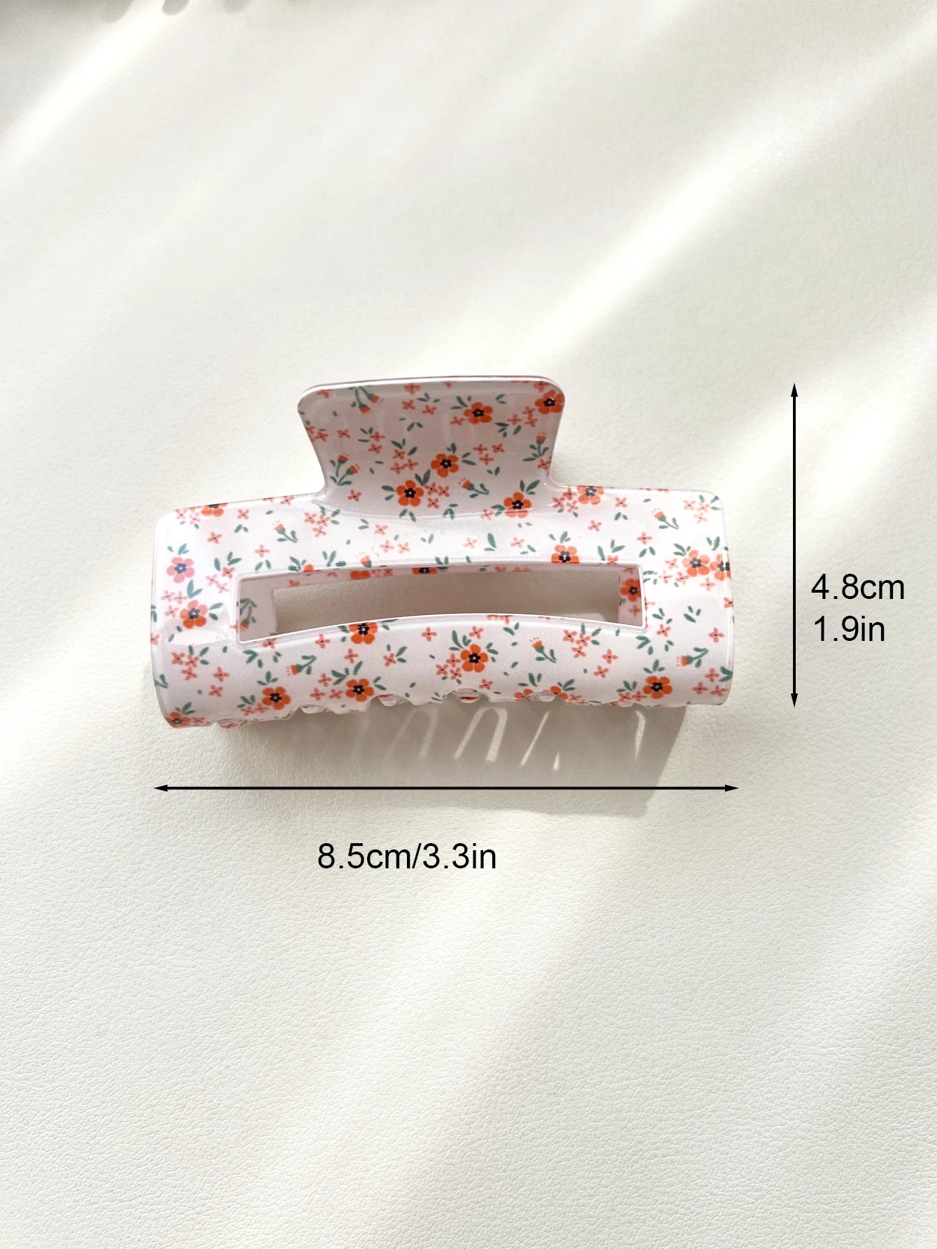 Pink Sweet Elegant Floral Cherry Hair Claw Clip Set