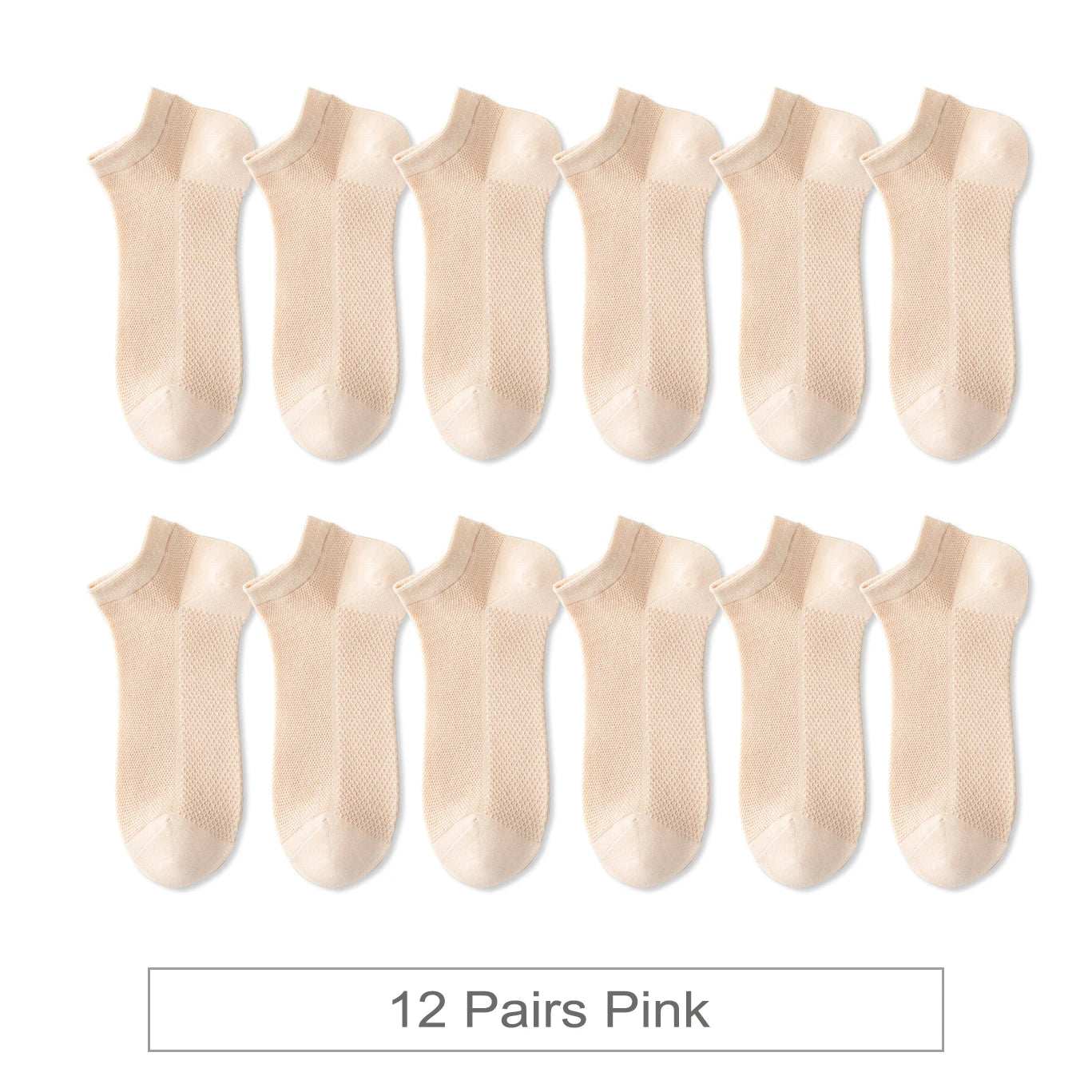 12 Pairs New Woman Cotton Socks Short Thin