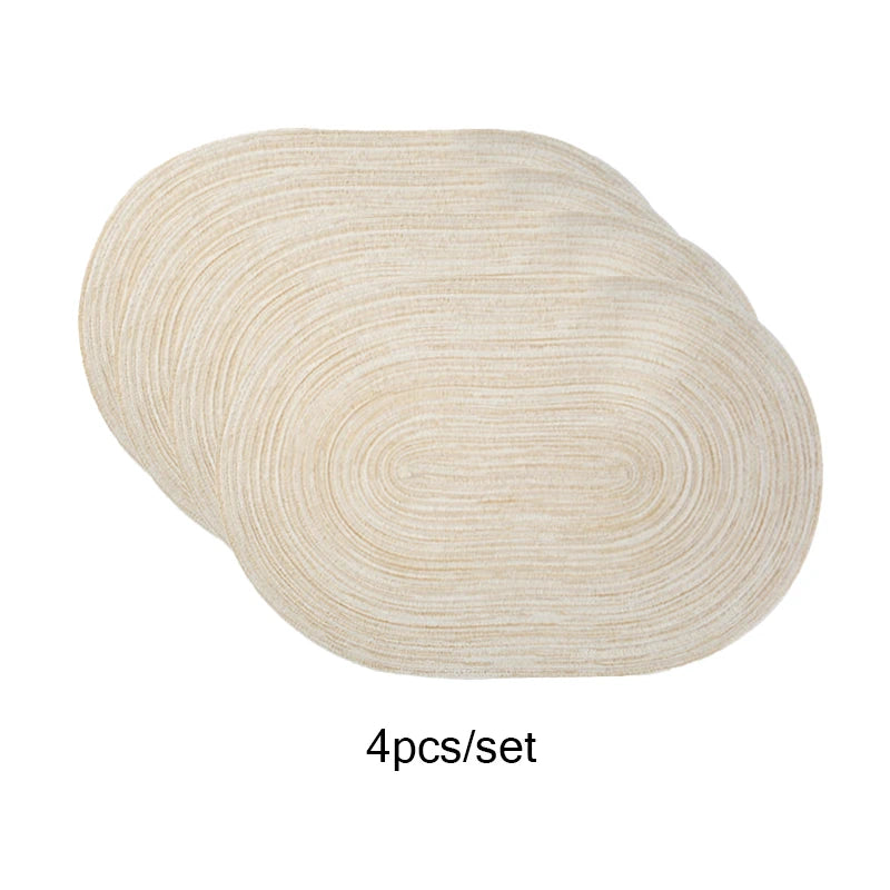 Placemats Set of 4,Heat resistant pad,Place Mat Washable Table Mats