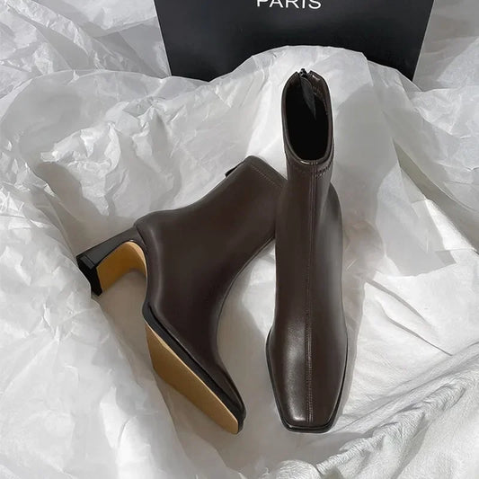Vintage Warm Cotton Women Ankle Boots