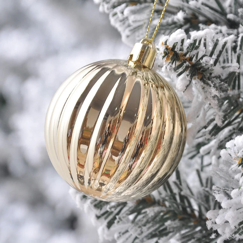 24/36Pcs/Box Christmas Ball Decoration Xmas Tree Pendent Ornaments for Home Decor Navidad New Year 2026 Party Supplies Accessory
