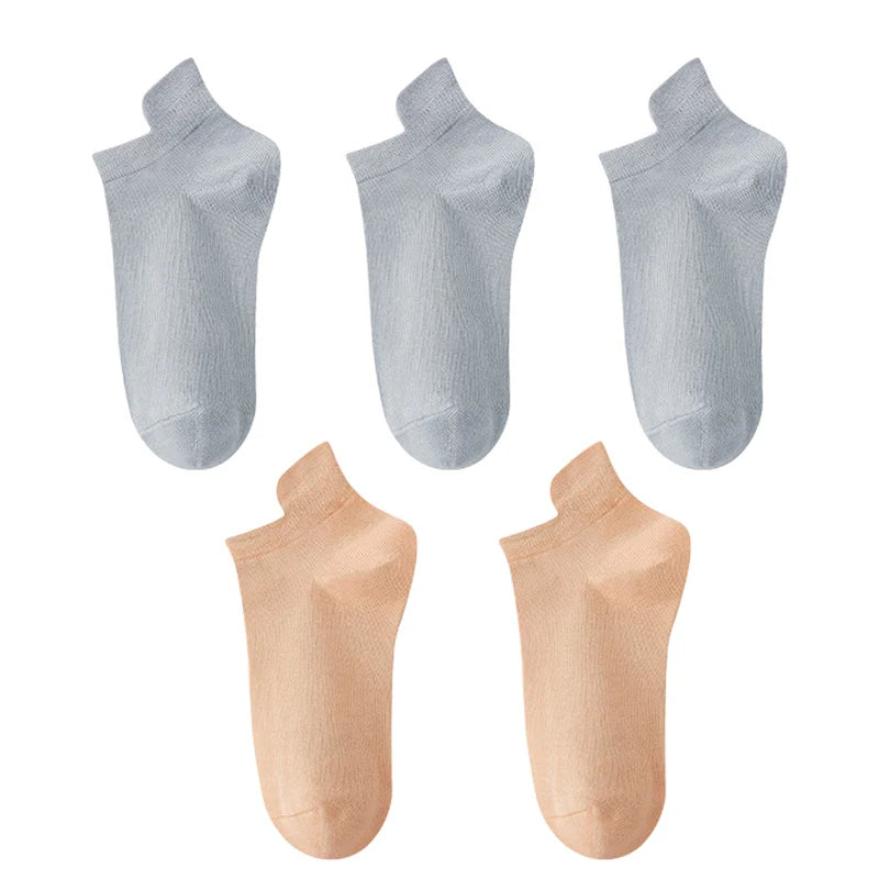10pieces=5 Pairs Women Socks Casual Breathable High Quality Ankle Sock
