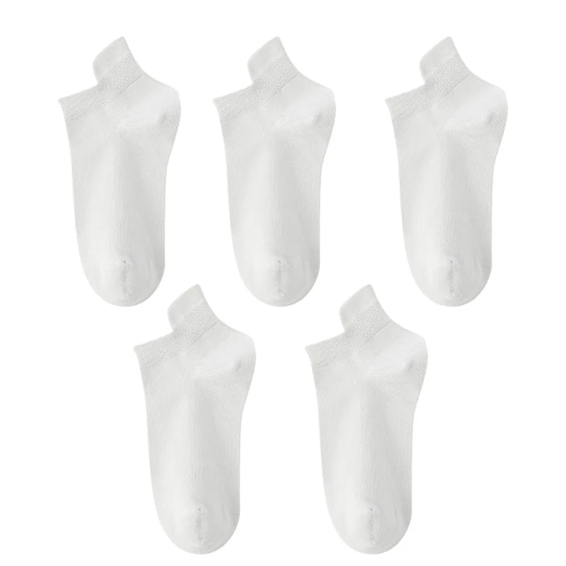10pieces=5 Pairs Women Socks Casual Breathable High Quality Ankle Sock