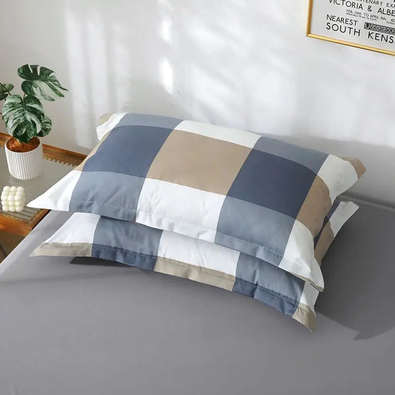 Pillowcase Adult Pair of Simple Thickened Student Dormitory Sprinkle Shop Apartment All Year Round Pillow Cover 2 2xpillowcases