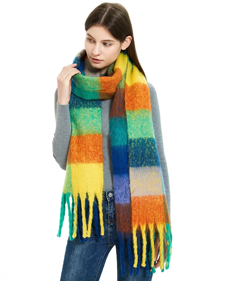 Thick Warm Scarf Women Cashmere