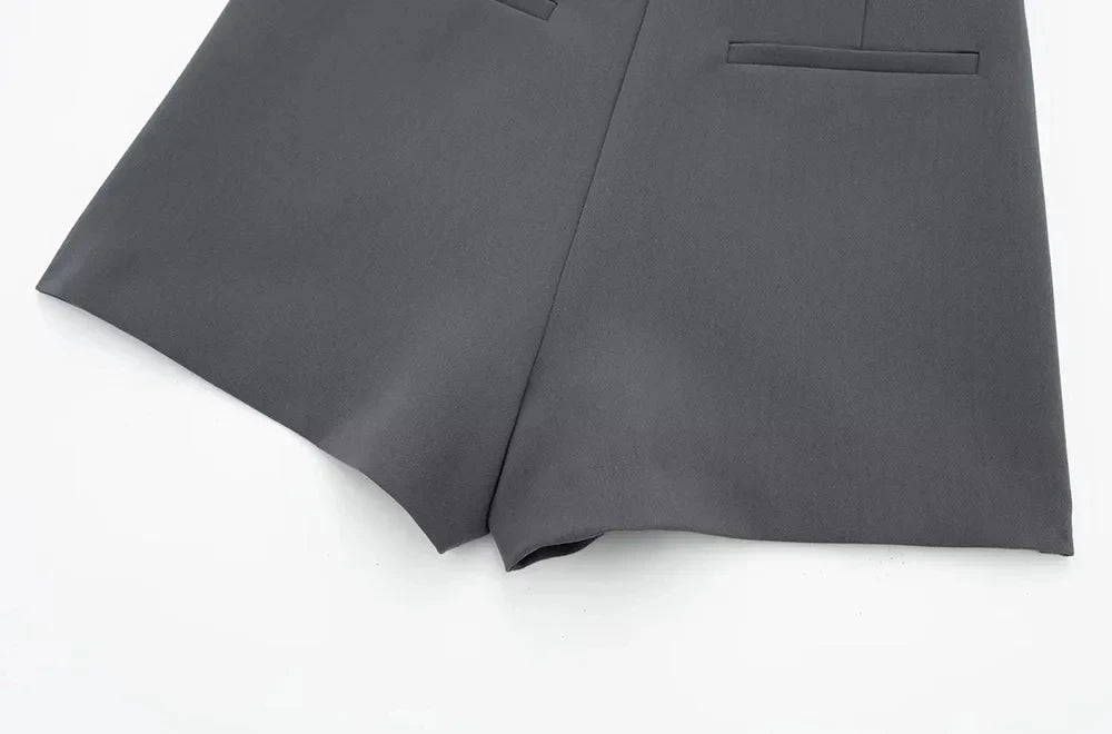 Asymmetric Shorts Skirts