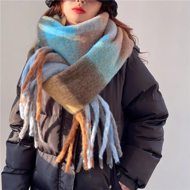 Thick Warm Scarf Women Cashmere
