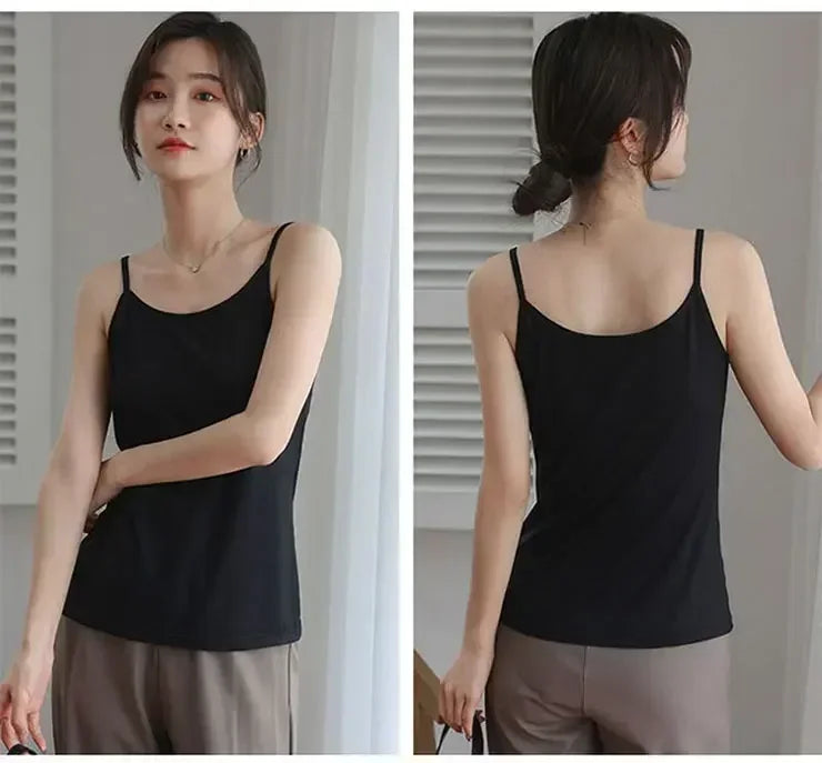 Sexy Camisoles Women Crop Tops Sleeveless Shirt