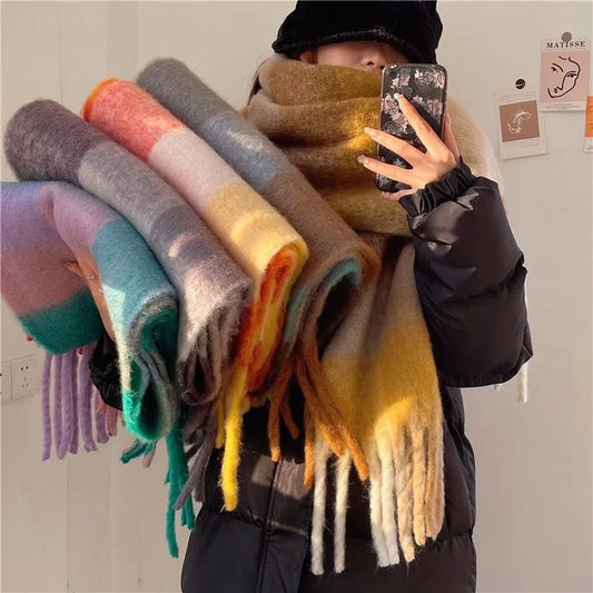 Thick Warm Scarf Women Cashmere