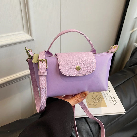 Retro Fashion Nylon Dumpling Bag