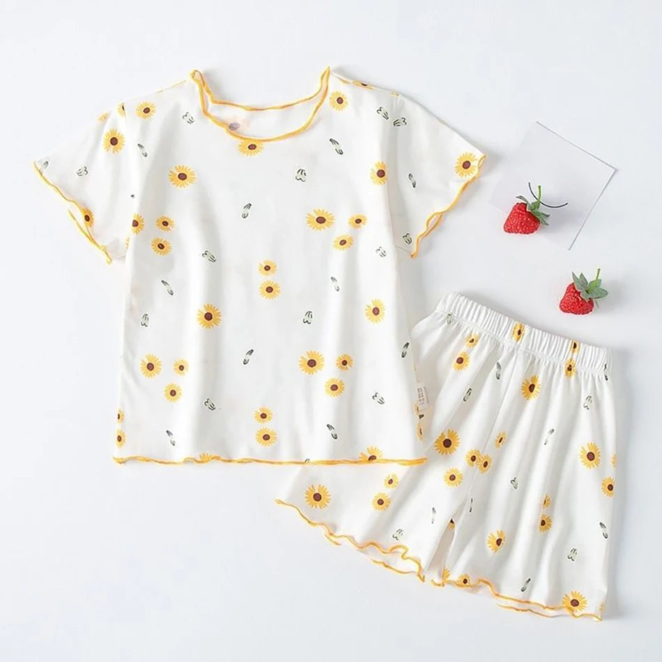 Girls Summer Pajama Sets