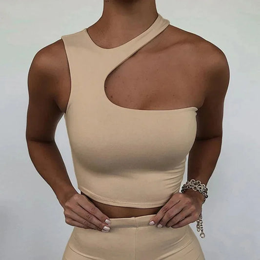 Off Shoulder Tank Irregular