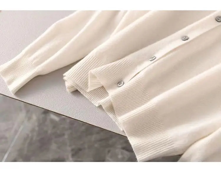 women's Cashmere Sweater O-Collar Long sleeve