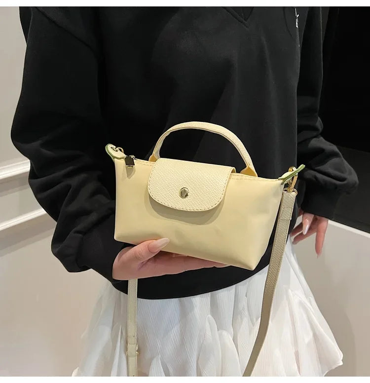 Retro Fashion Nylon Dumpling Bag